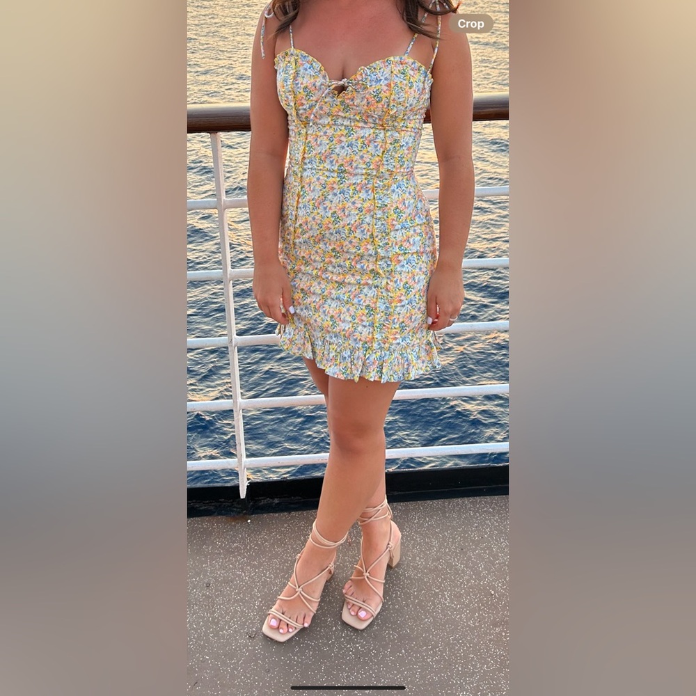 Hello Molly Multicolor Floral Mini dress